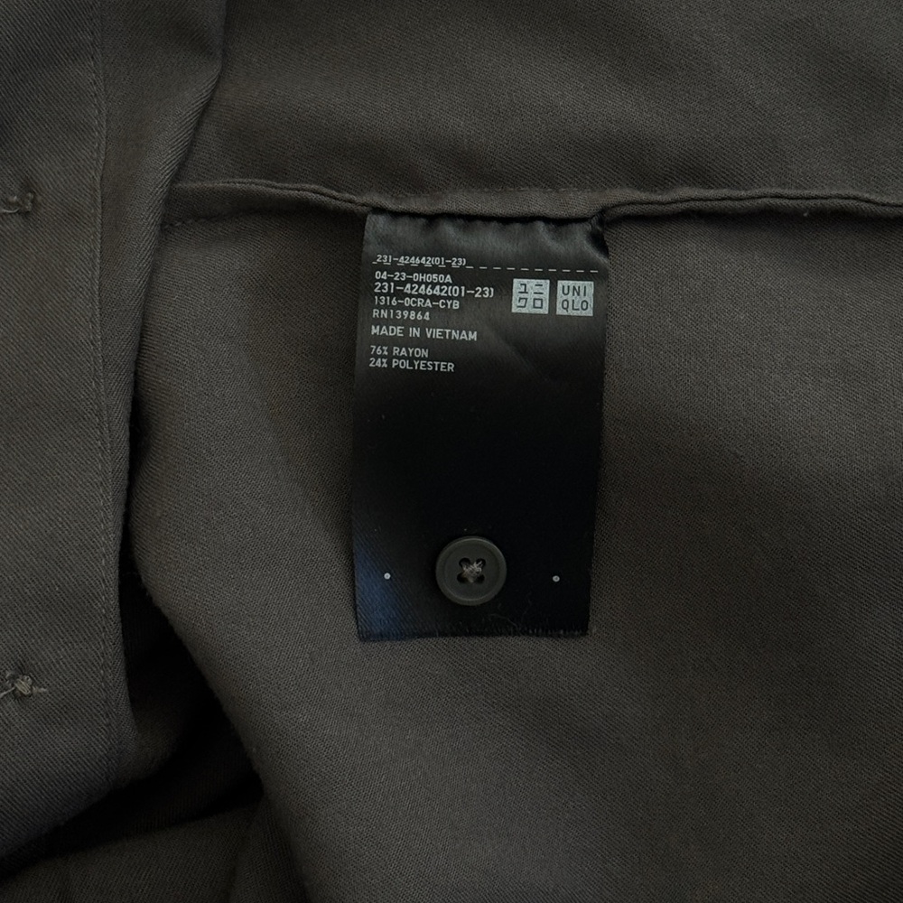 UNIQLO Mint Green Rayon Shirt - Picture 5 of 5